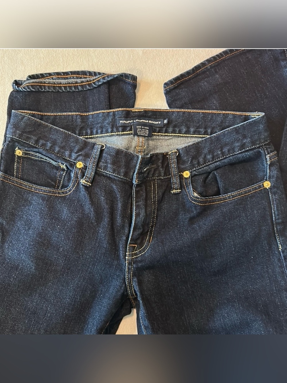 Ralph Lauren Indigo Straight-Leg Jeans